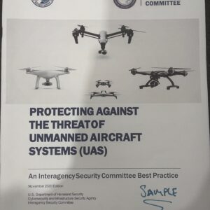 A document titled about protecting against threats from unmanned aircraft systems.