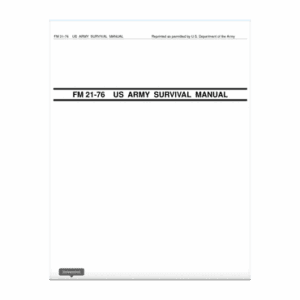 FM 21-76 manual title page