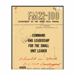 Army leadership manual cover